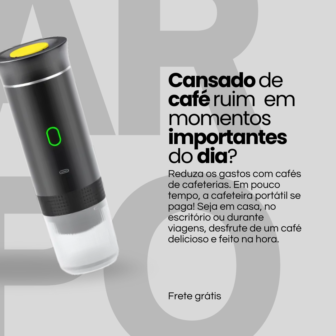 Cafeteira portátil