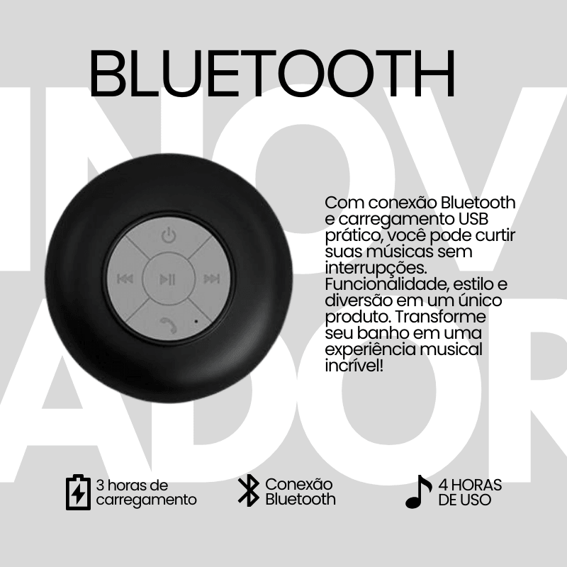 CAIXA DE SOM BLUETOOH PROVA D´AGUA - Arpo