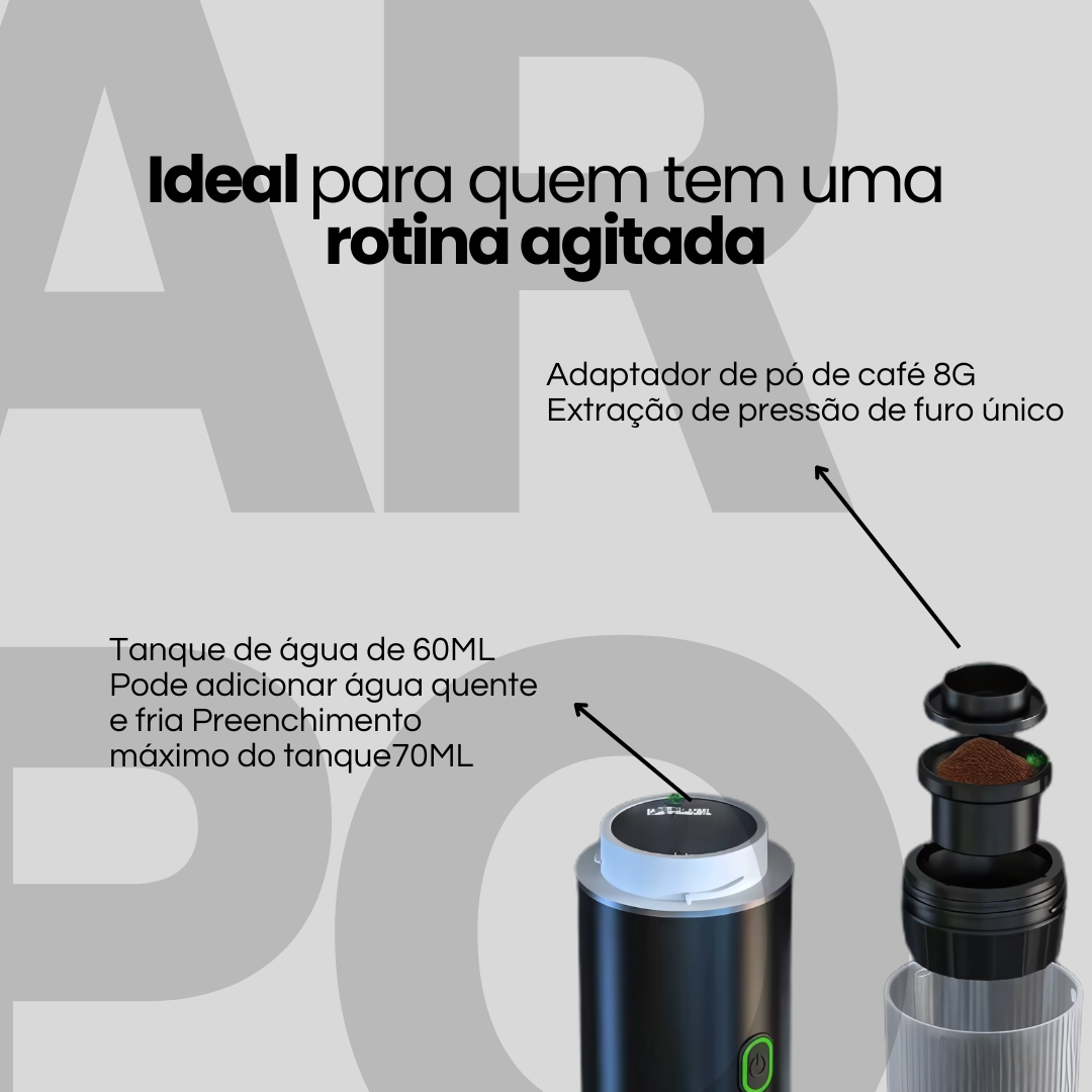 Cafeteira portátil